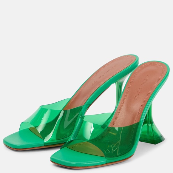 Amina Muaddi
high-shine finish open-toe sandals - Picture 3 of 5